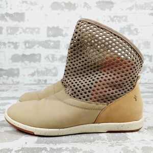 EMU Austrailia Numeralla Sand/Sable Natural Lightweight Leather Ankle Boots I409